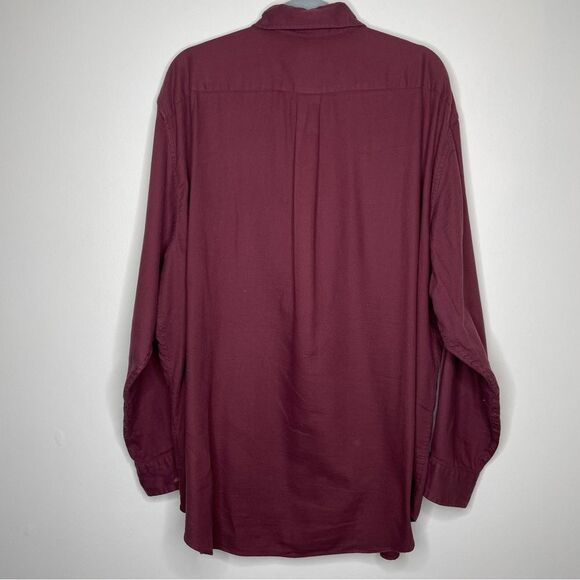 Brooks Brothers The Original Polo Shirt 346 Burgundy Button Down Mens XXL - Picture 6 of 7